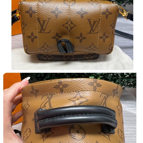 LOUIS VUITTON Reverse Monogram Palm Springs Backpack Mini - Picture 11 of 13